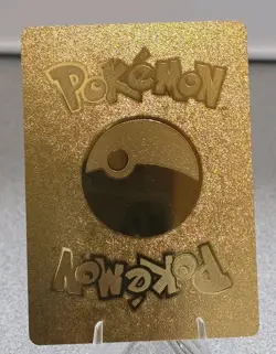 Pokemon Mega Lucario EX 690hp Gold Foil Fan Art Collector Card TCG - Image 2
