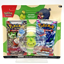 Pokemon TCG Scarlet & Violet BACK TO SCHOOL 2-Pack Booster SMOLIV Eraser • NEW - Image 1