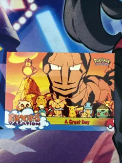 A Great Day Pokemon Topps Pikachu's Vacation #58 - Image 1