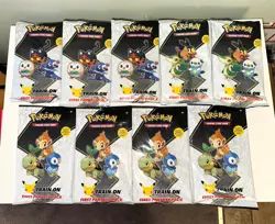 Pokemon TCG First Partner Packs (Lot Of 9) Sinnoh/Alola/Unova - NEW SEALED - Image 1