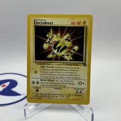 1999 Pokemon TCG WOTC Electabuzz Stamped WB Kids First Movie Promo NM Mint - Image 1