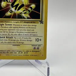 1999 Pokemon TCG WOTC Electabuzz Stamped WB Kids First Movie Promo NM Mint - Image 3
