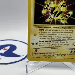 1999 Pokemon TCG WOTC Electabuzz Stamped WB Kids First Movie Promo NM Mint - Image 4