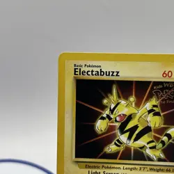 1999 Pokemon TCG WOTC Electabuzz Stamped WB Kids First Movie Promo NM Mint - Image 5