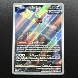 Iron Bundle - SVP066 - Pokemon Scarlet & Violet Promo Ultra Rare *Faint Crimp* - Image 1