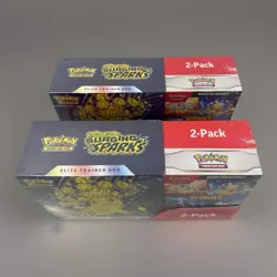 POKEMON SCARLET & VIOLET ETB LOT SET 2x SURGING SPARKS 1x PRISMATIC EVOLUTIONS - Image 4