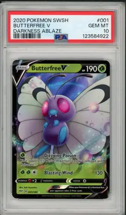 2020 Pokemon SWSH Darkness Ablaze Kangaskhan Reverse Holo Foil #133 PSA 10 - Image 1