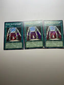 Yu-Gi-Oh! 3X Valhalla, Hall Of Fallen Secret Rare Unlimited PP02-EN020 HP - Image 1