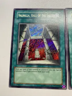 Yu-Gi-Oh! 3X Valhalla, Hall Of Fallen Secret Rare Unlimited PP02-EN020 HP - Image 2