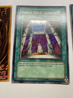 Yu-Gi-Oh! 3X Valhalla, Hall Of Fallen Secret Rare Unlimited PP02-EN020 HP - Image 4