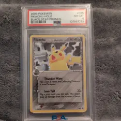 2006 Pokemon Delta Species Black Star Promo Pikachu 035 PSA 8 NM Holo Rare Card - Image 1