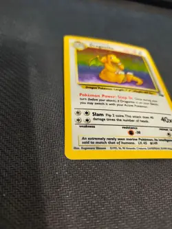 Dragonite 4/62 Fossil Holo Rare Pokemon Card Vintage Collection - Image 3