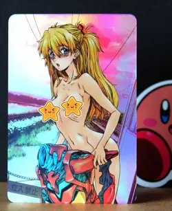 ACG VERY Sexy Card - Asuka Langley - Neon Genesis Evangelion Fan Card waifu V-V - Image 1