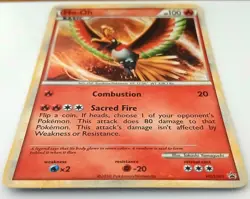 🔥 Ho-Oh HGSS01 Black Star Promo Cosmos Rare Holo 2010 Pokemon Card Near 💎 Mint - Image 3