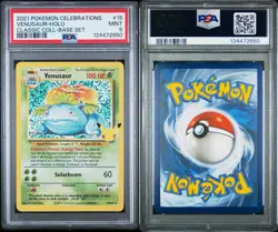 PSA 9 MINT Venusaur Holo Pokemon Card Celebrations Classic Collection 15/102 - Image 3