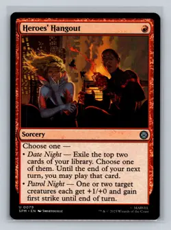 MTG Marvel's Spider-Man #79 Heroes' Hangout Uncommon tcg NM - Image 1