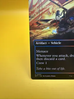 x1 Boosted Sloop | Aetherdrift | Borderless (Extended Art) | NM | Magic MTG - Image 4