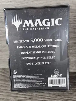 Limited Edition Magic the Gathering Silver Plated Kaya Ghost Assassin Ingot MTG - Image 2