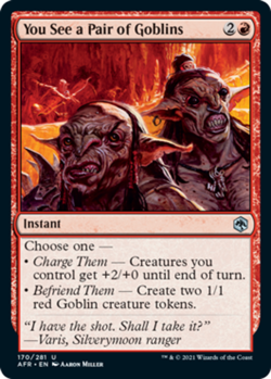 You See a Pair of Goblins - Adventures in the Forgotten Realms #170/281 MTG Magi - Image 1