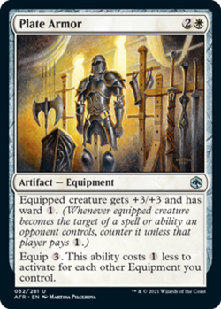 Plate Armor - Adventures in the Forgotten Realms #032/281 MTG Magic The Gatherin - Image 1