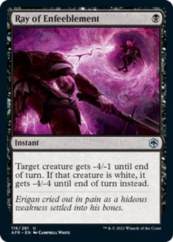 Ray of Enfeeblement - Adventures in the Forgotten Realms #116/281 MTG Magic The - Image 1
