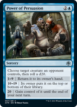 Power of Persuasion - Adventures in the Forgotten Realms #067/281 MTG Magic The - Image 1
