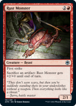 Rust Monster - Adventures in the Forgotten Realms #161/281 MTG Magic The Gatheri - Image 1