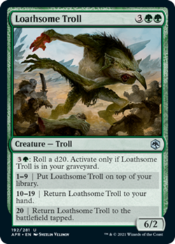 Loathsome Troll - Adventures in the Forgotten Realms #192/281 MTG Magic The Gath - Image 1