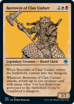 Barrowin of Clan Undurr - Showcase - Adventures in the Forgotten Realms #336 MTG - Image 1