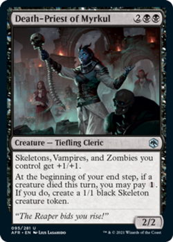Death-Priest of Myrkul - Adventures in the Forgotten Realms #095/281 MTG Magic T - Image 1