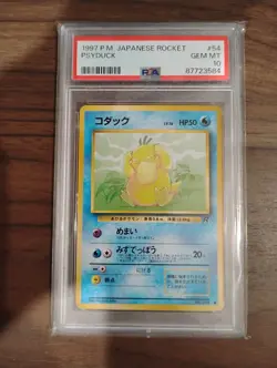 PSA 10 Mint Psyduck 1997 Pokemon TCG Japanese Rocket Gang - Image 1