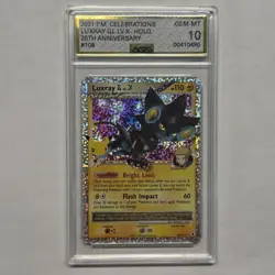 Pokemon Celebrations 25th Anniversary Luxray GL LV.X 109/111 AGS Gem-MT 10 2021 - Image 1