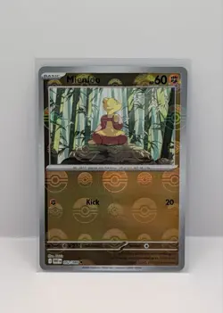 Mienfoo 52/086 White Flare Poke Ball Reverse Holo Pokemon NM+ Condition - Image 1
