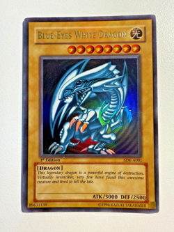 Blue-Eyes White Dragon SDK-A001 Ultra Rare 1st Edition - LP (AUS Release) Yugioh - Image 1