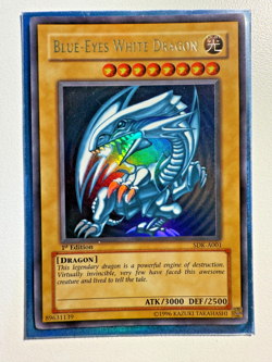 Blue-Eyes White Dragon SDK-A001 Ultra Rare 1st Edition - LP (AUS Release) Yugioh - Image 2