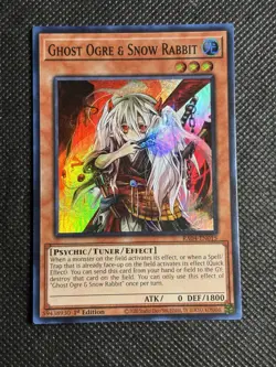 YuGiOh! - Ghost Ogre & Snow Rabbit RA04-EN015 Super Rare 1st Edition Near Mint - Image 1