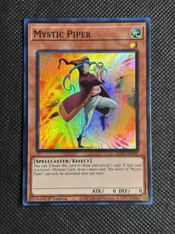 YuGiOh! - Mystic Piper RA04-EN005 Super Rare 1st Edition Near Mint - Image 1