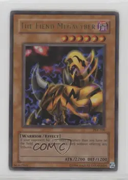 The Fiend Megacyber Unlimited YuGiOh Pharaoh's Servant #PSV-100 2002 - Image 1