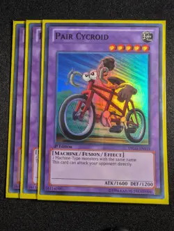 Yugioh - 3x Pair Cycroid DRLG-EN019 1st Edition Super Rare NM - Image 1