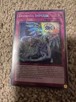 Yugioh Dominus Impulse MP25-EN116 1st Edition Prismatic Secret Rare NM - Image 1