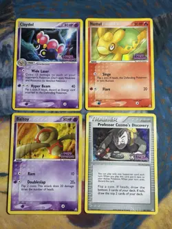 Ex Holon Phantoms Stamped Reverse Holo Vintage 4 Pokemon Cards Collection Lot PL - Image 1