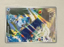 Pokemon Oshawott TCG White Flare Illustration Rare Card 105/086 Sv: White - Image 2