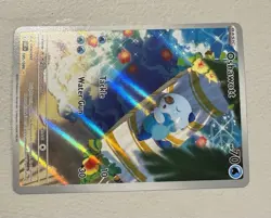 Pokemon Oshawott TCG White Flare Illustration Rare Card 105/086 Sv: White - Image 4