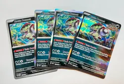Brute Bonnet Rare Holo 123/182 x4 4x Pokemon Cards 2023 Paradox Rift Playset - Image 1