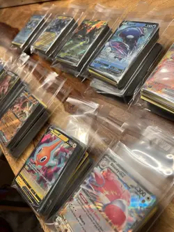 100 Pokemon Cards! +1 Ultra Rare EX V VMAX OR GX +20Holos/Revs! Official TCG - Image 4