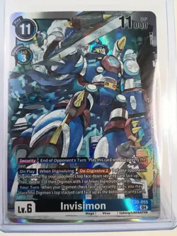 Invisimon BT20-055 SR Release Special Booster 2.5 Holo Digimon Card Game - Image 1