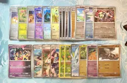 TCG Pokemon Prismatic Evolutions & White Flare 24 Card Lot: Poke Ball, Trainer - Image 1