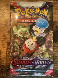 Pokemon TCG Scarlet and Violet Booster Pack, New/sealed, 10 Cards, English - Image 1