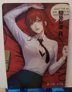 Makima Chainsaw Man Rare Card DJR-118 Anime CCG - Image 1
