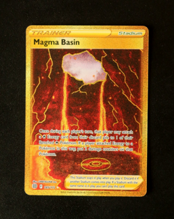 Pokemon Card TCG - Magma Basin 185/172 Brilliant Stars - Gold Secret Rare - NM ⭐ - Image 1